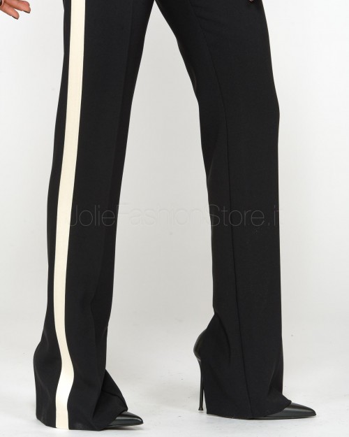 Elisabetta Franchi Pantalone Nero  PA01047E2 110