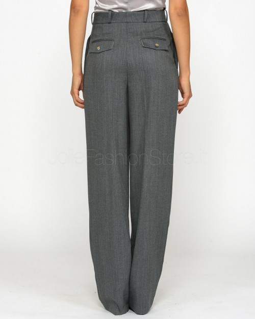 Elisabetta Franchi Pantalone Steel Melange  PA03346E2 CL3