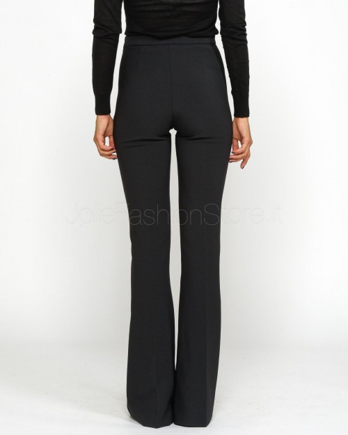 Elisabetta Franchi Pantalone a Zampa Essential Nero  PA02246E2 110