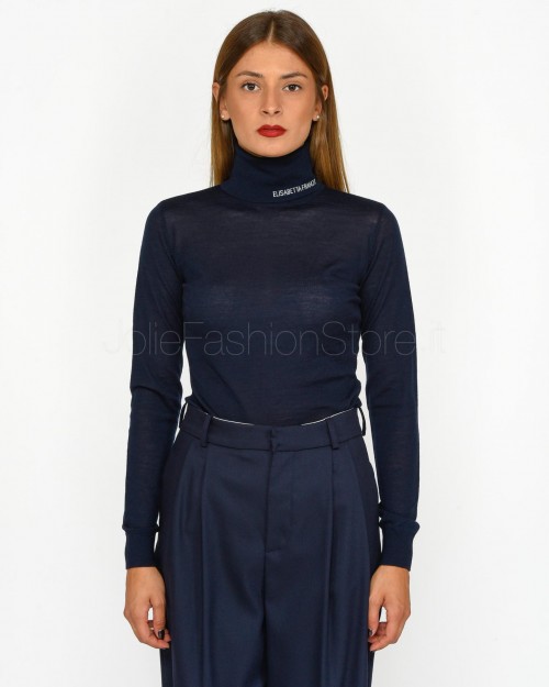 Elisabetta Franchi Maglia Navy  MK25S47E2 B75