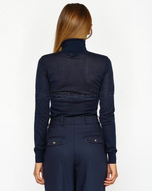 Elisabetta Franchi Maglia Navy  MK25S47E2 B75