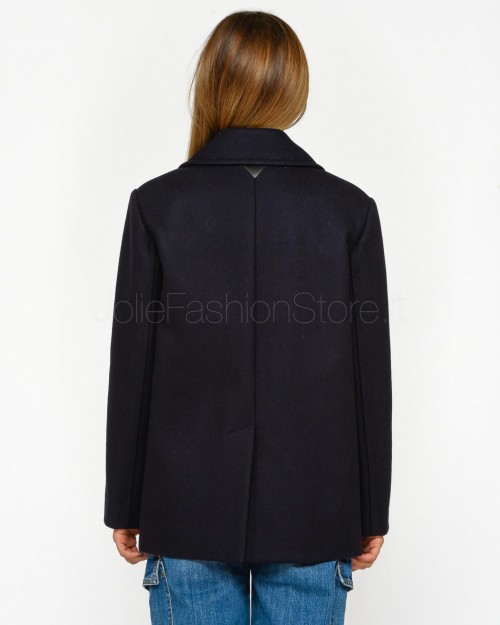 Pinko CANADA PEACOAT DARK NAVY BLUE MATCHING CLOTH  103696 A216 G03