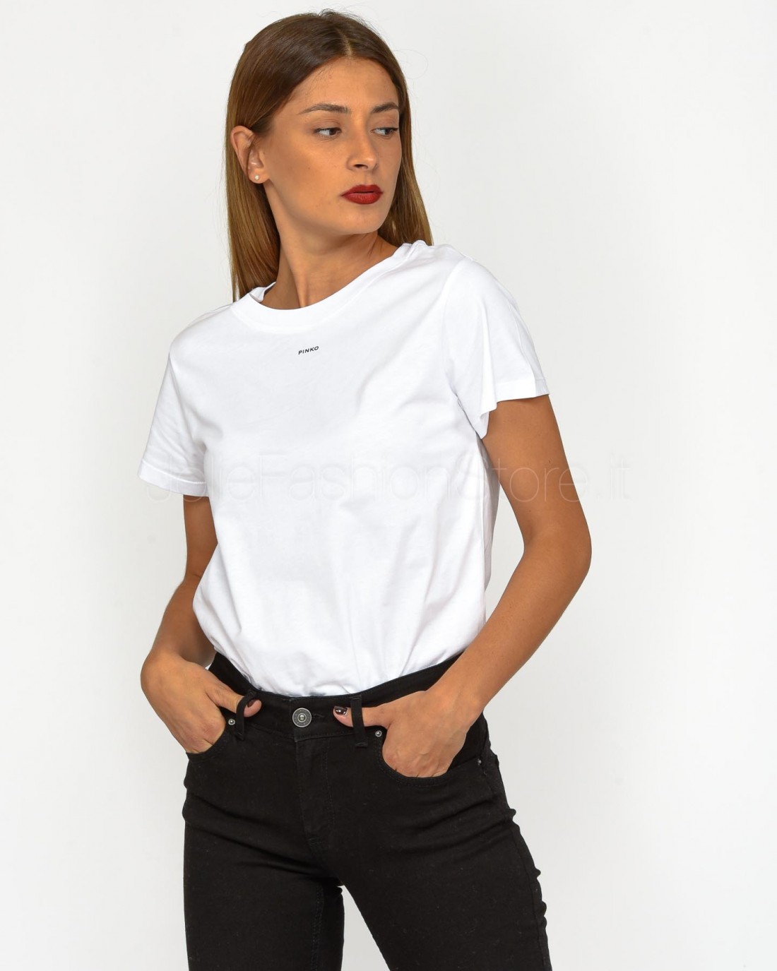 Pinko T-Shirt Basic Bianco  100373 A228 Z04