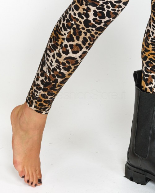 Elisabetta Franchi Leggings in Lycra Animalier  PA05647E2 B85