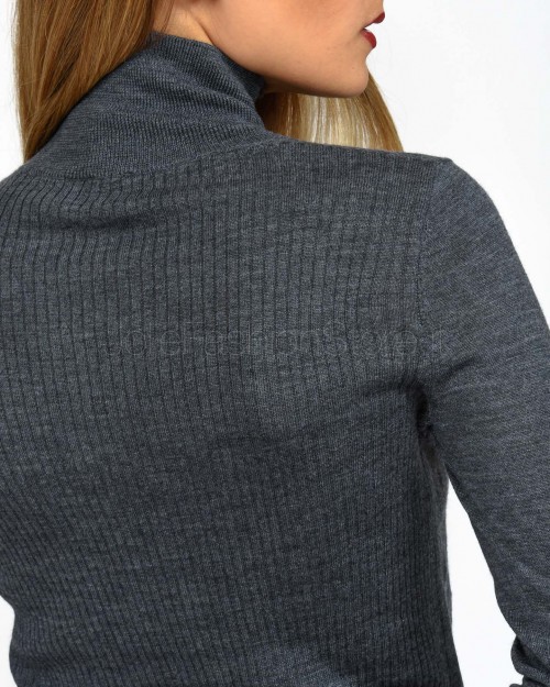 Pinko BUCCIA SWEATER 100% WOOL GRAY - CROW  103932 A189 I76