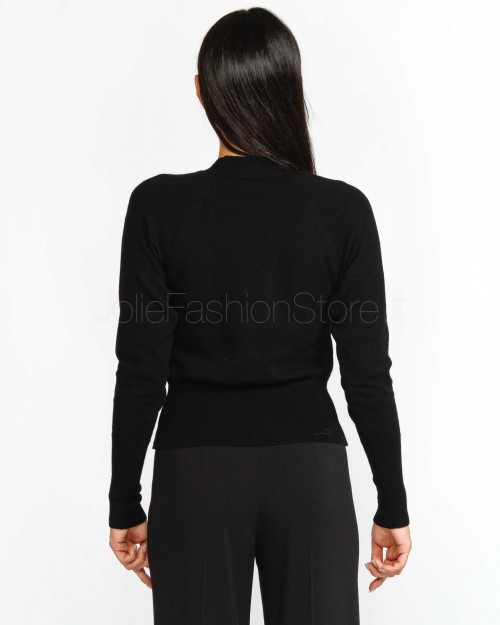 Solo Tre Cardigan Nero  M3S0051 A99