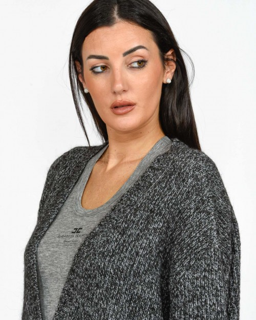 Pinko Cardigan Over Grigio Melange  104115 A247 KZZ