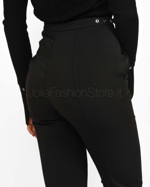 Patrizia Pepe Pantalone a Sigaretta Nero  8P0655 A6F5 K103