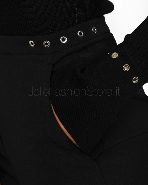 Patrizia Pepe Pantalone a Sigaretta Nero  8P0655 A6F5 K103