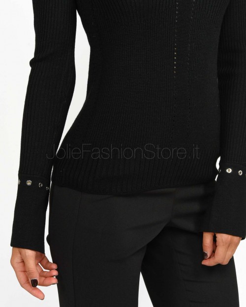 Patrizia Pepe MAGLIA/KNIT Black  8K0205 KM36 K103