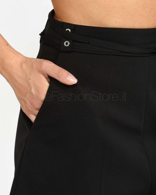 Patrizia Pepe Pantaloni con Cintura Nero  8P0654 A6F5 K103