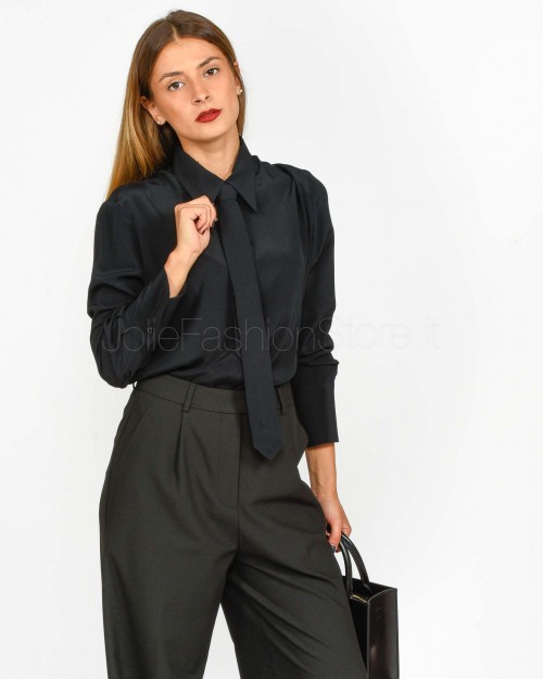 MEIMEIJ Camicia con Cravatta Nero  M4IE04 100