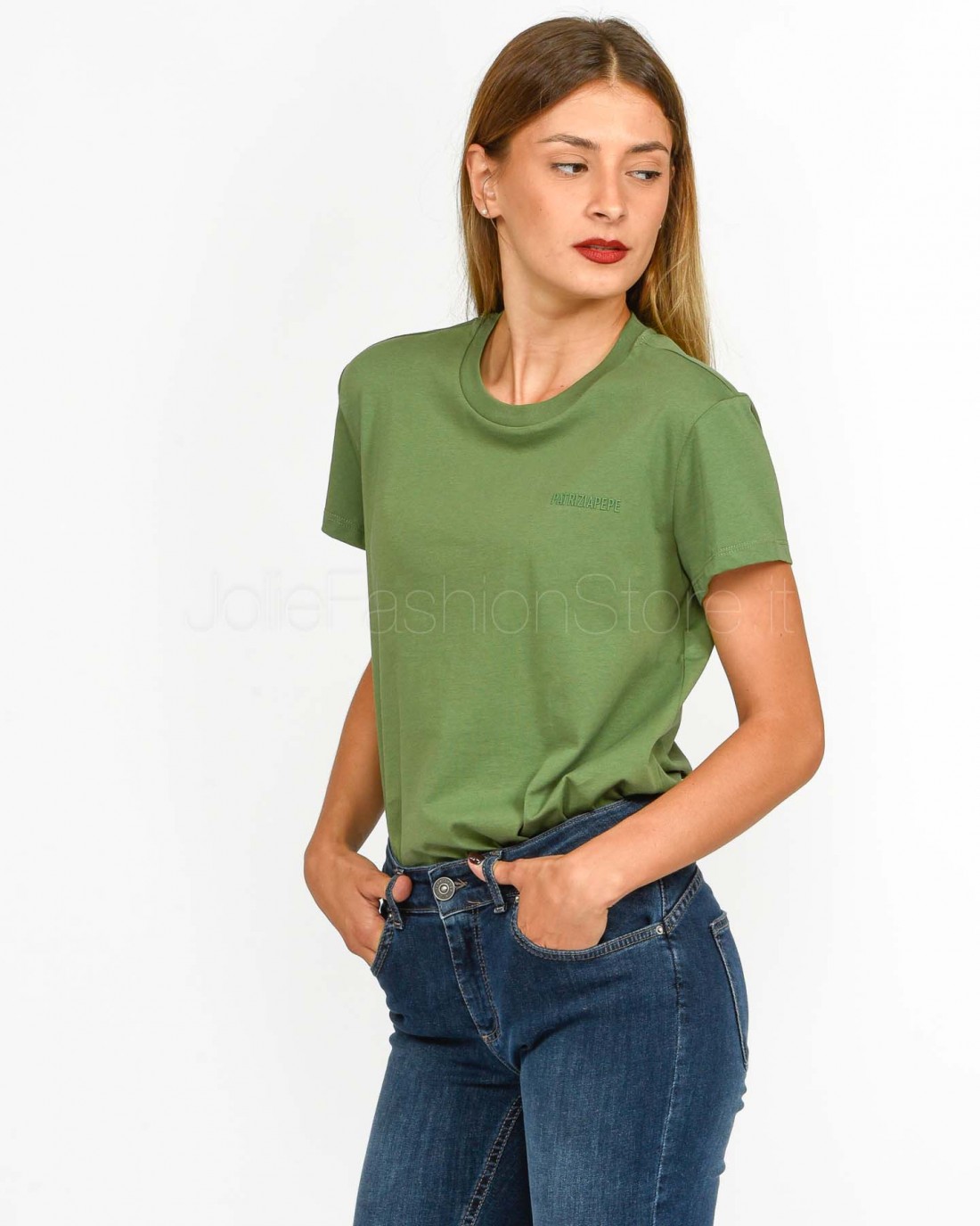 Patrizia Pepe SWEATER/T-SHIRT Green Garden  8M1543 J111 G590