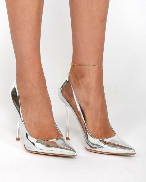 Sergio Levantesi Silver Pumps  LEY5 MIRROR ARGENTO