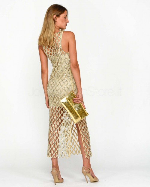 Patrizia Pepe ABITO/DRESS Gold Beige