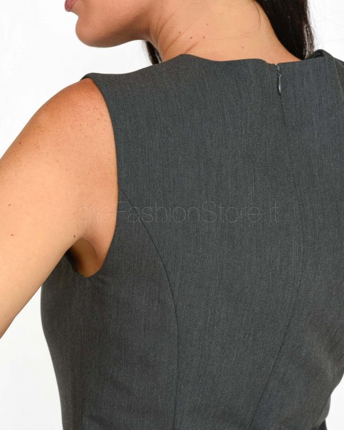 Grace & Mila Charcoal Sheath Dress  NORMALLY_22691* ANTHRACITE