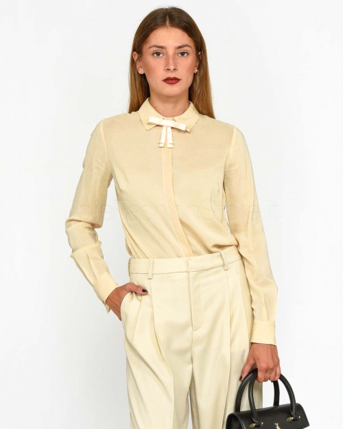 Elisabetta Franchi Camicia Crema