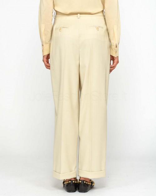 Elisabetta Franchi Pantalone Crema  PA01247E2 045