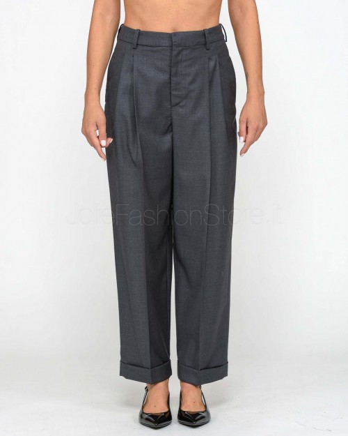 Elisabetta Franchi Pantalone Steel Melange  PA01247E2 CL3