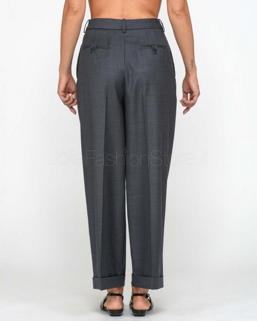 Elisabetta Franchi Pantalone Steel Melange  PA01247E2 CL3