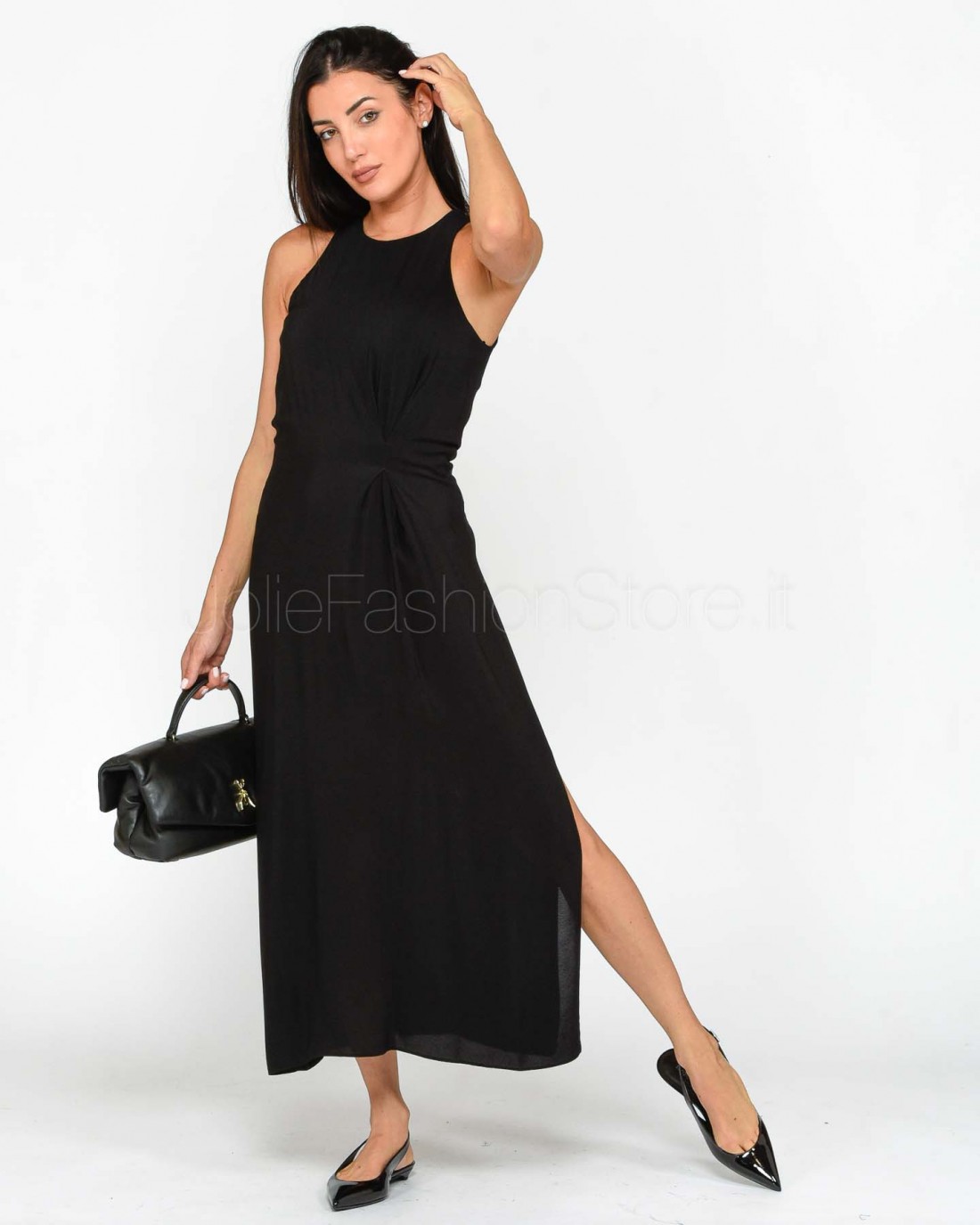 Patrizia Pepe Abito Midi Nero  8A1374 A8I1 K103