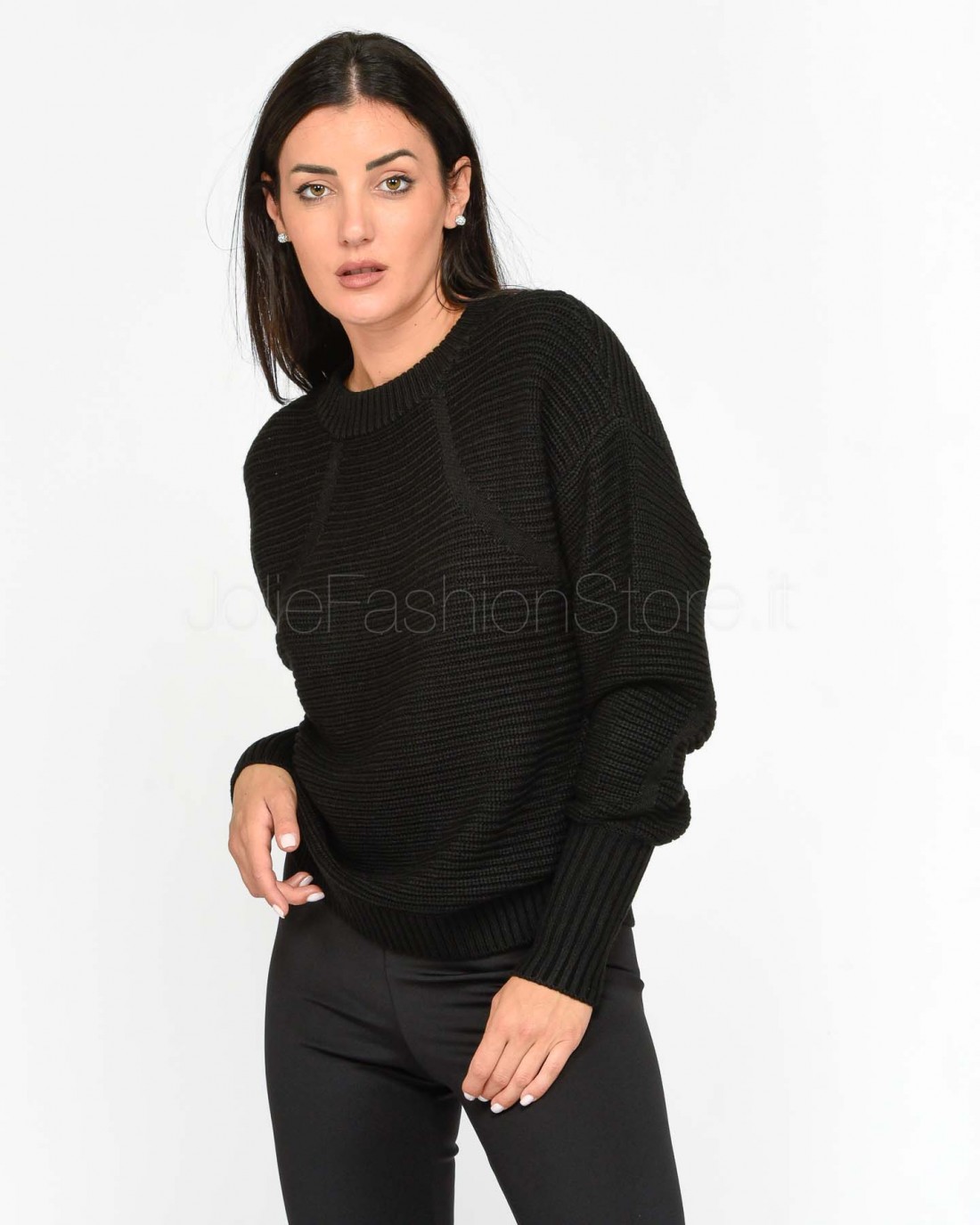 Patrizia Pepe MAGLIA/KNIT Nero  2K0280 K9O3A K103