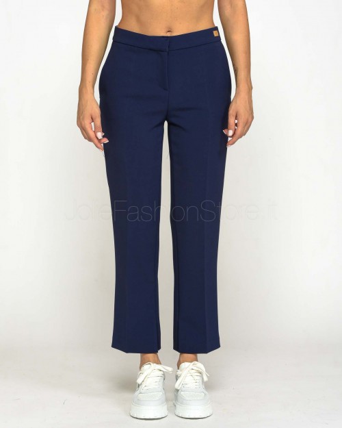 Elisabetta Franchi Navy trousers  PA05447E2 B75