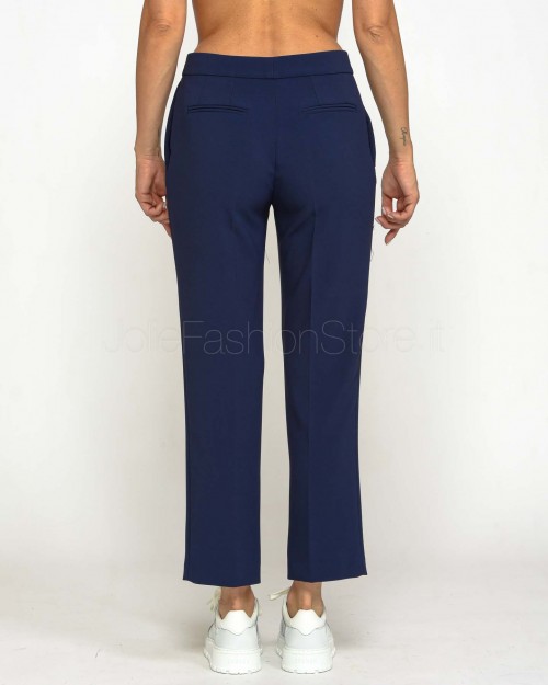 Elisabetta Franchi Navy trousers  PA05447E2 B75