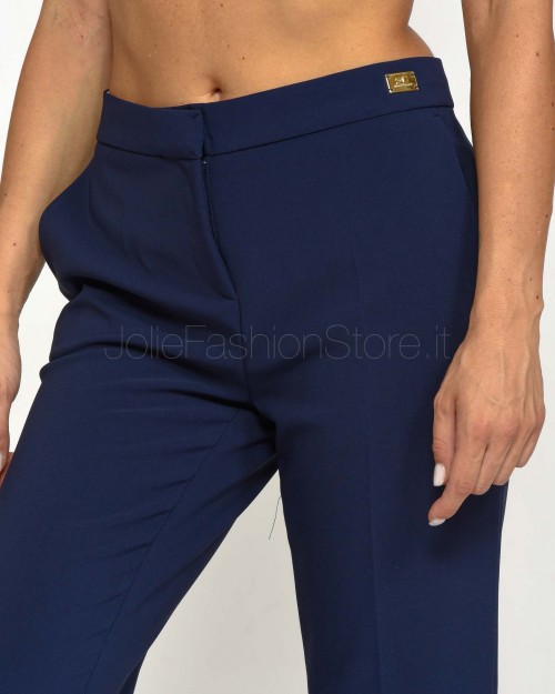 Elisabetta Franchi Navy trousers  PA05447E2 B75