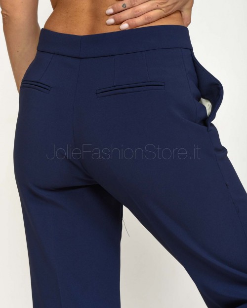 Elisabetta Franchi Pantalone Navy  PA05447E2 B75