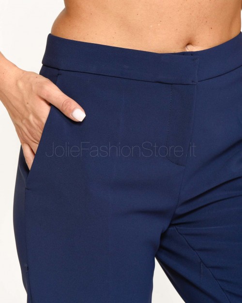 Elisabetta Franchi Navy trousers  PA05447E2 B75