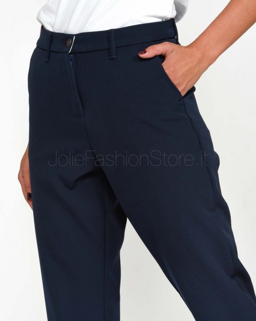 Squad Pantalone Sigaretta Blu  IRIS 100