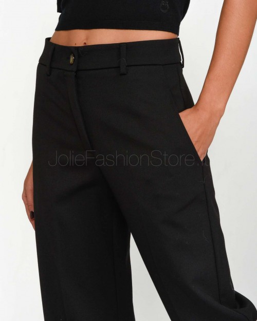 Solo Tre Pantalone a Sigaretta Nero  M1S0127 A 99