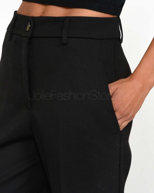 Solo Tre Pantalone a Sigaretta Nero  M1S0127 A 99