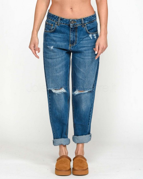 God Save Denim Jeans con Rotture  MARGHERITA DENIM