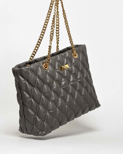 Elisabetta Franchi Borsa a Spalla Steel  BS64A47E2 CG(