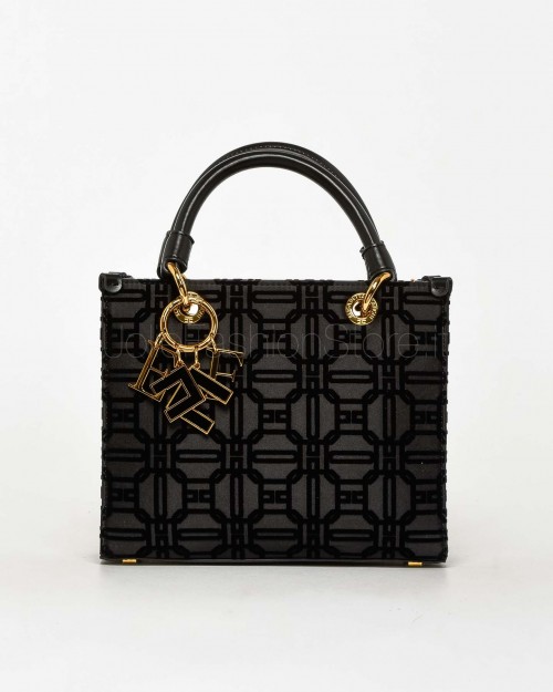 Elisabetta Franchi Borsa a Mano Nera  BS58A47E2 110