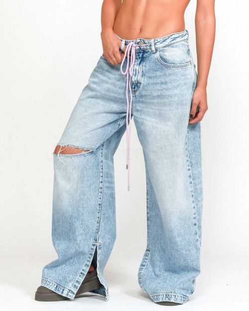 Icon Denim Jeans Mod Gracy with Lilac Lace