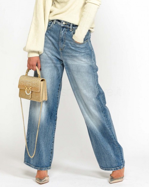 Icon Denim Jeans Mod Poppy Senza Strappi