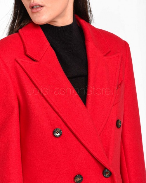 Alessandro Legora Cappotto Classico Rosso  AI25AL420 ROSSO