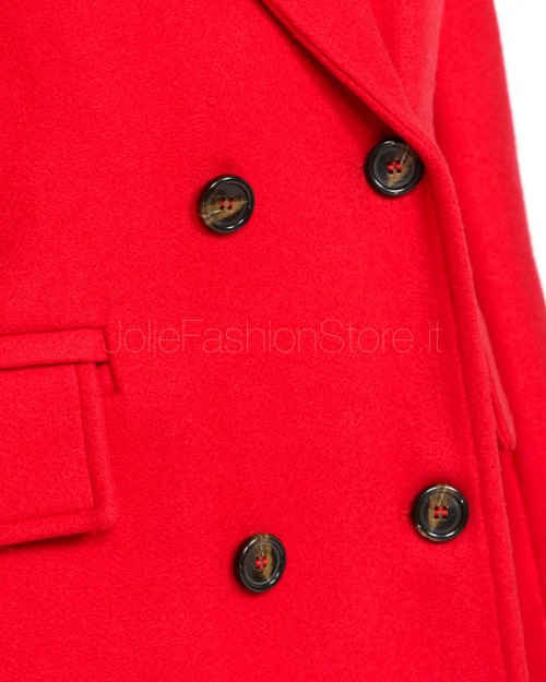 Alessandro Legora Cappotto Classico Rosso  AI25AL420 ROSSO