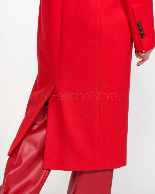 Alessandro Legora Cappotto Classico Rosso  AI25AL420 ROSSO