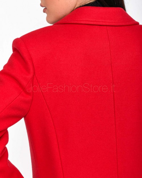 Alessandro Legora Cappotto Classico Rosso  AI25AL420 ROSSO