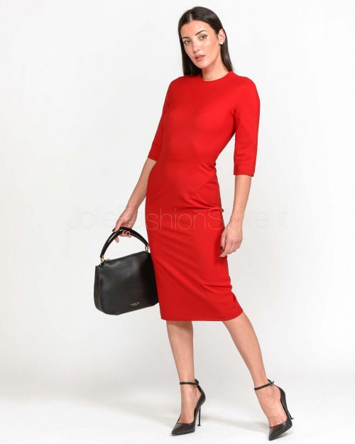 Alessandro Legora Red Tight Pencil Dress  AI25AL127 ROSSO