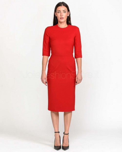 Alessandro Legora Red Tight Pencil Dress  AI25AL127 ROSSO