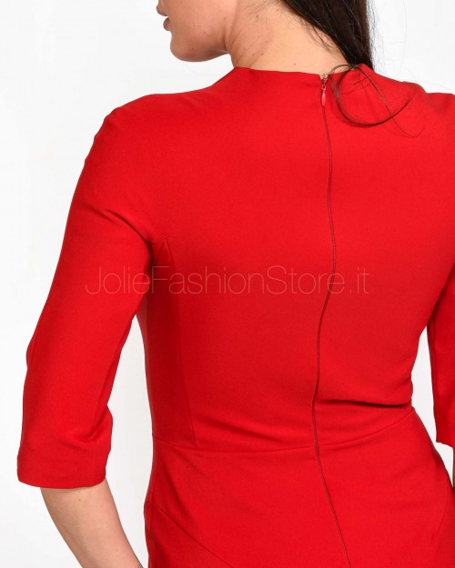 Alessandro Legora Red Tight Pencil Dress  AI25AL127 ROSSO