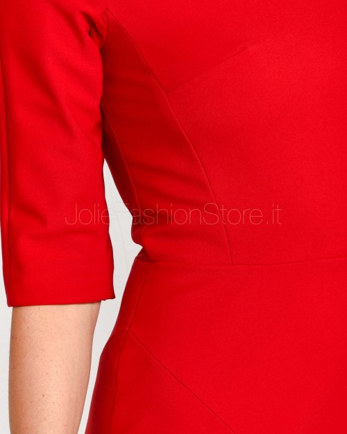 Alessandro Legora Red Tight Pencil Dress  AI25AL127 ROSSO