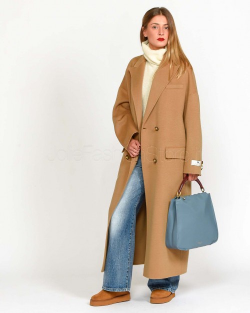 Elisabetta Franchi Cappotto Camel  CP55D46E2 032