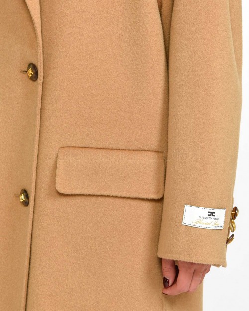 Elisabetta Franchi Cappotto Camel  CP55D46E2 032