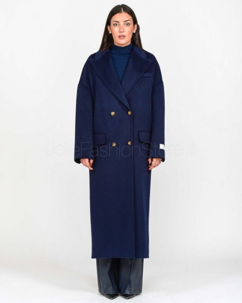 Elisabetta Franchi Cappotto Navy  CP55D46E2 B75